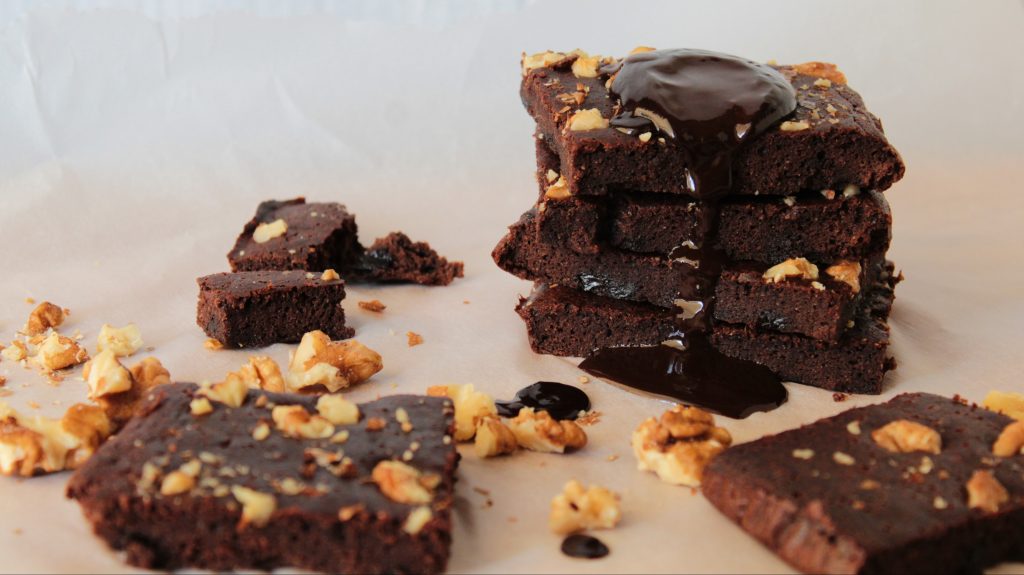 Brownies με πουρέ κολοκύθας