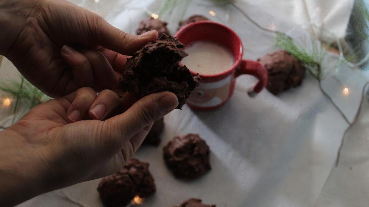 Soft cookies με σοκολάτα. Αφράτα και λαχταριστά